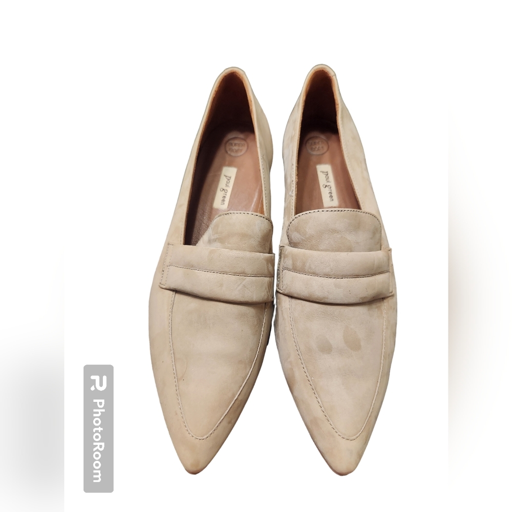 Paul Green Nori Flat Nubuck Loafer Alpaca  Brown Sz. 6.5uk/9us
